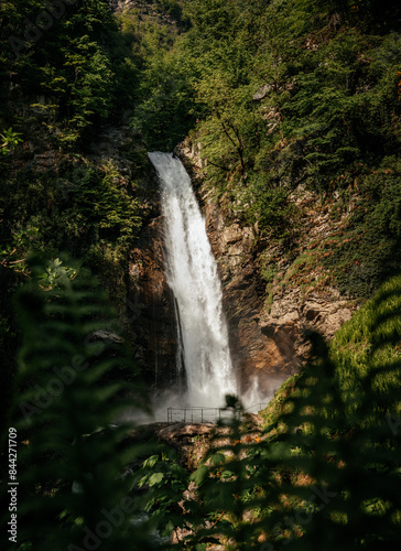 Fototapeta Naklejka Na Ścianę i Meble -  Ninoskhevi Waterfall in Lagodekhi, Kakheti, Georgia