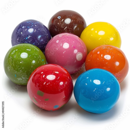 Colorful Gobstopper Candies - Sweet and Vibrant Treats for Kids and Adults Alike photo