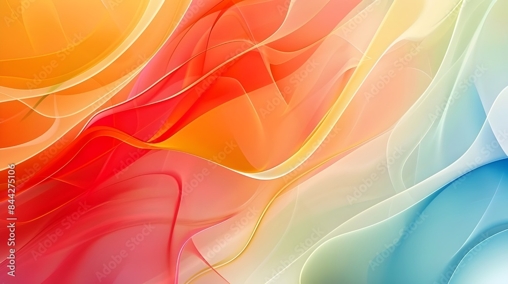 Fototapeta premium abstract colorful wave background