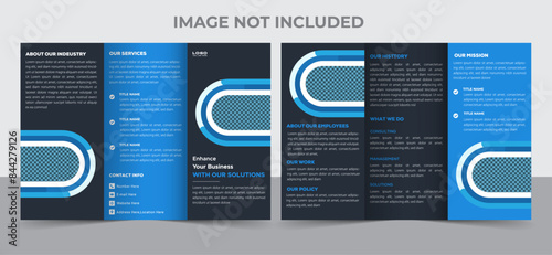 Elegant Company Profile Brochure Template Layout Design. Sleek 16-Page Corporate Brochure Design Template. Minimalist Business Brochure Template Design.
