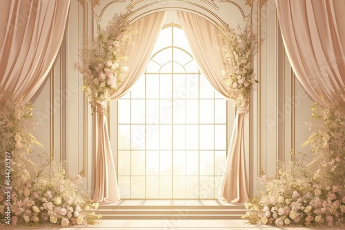 Elegant Floral Window Display © ibhonk