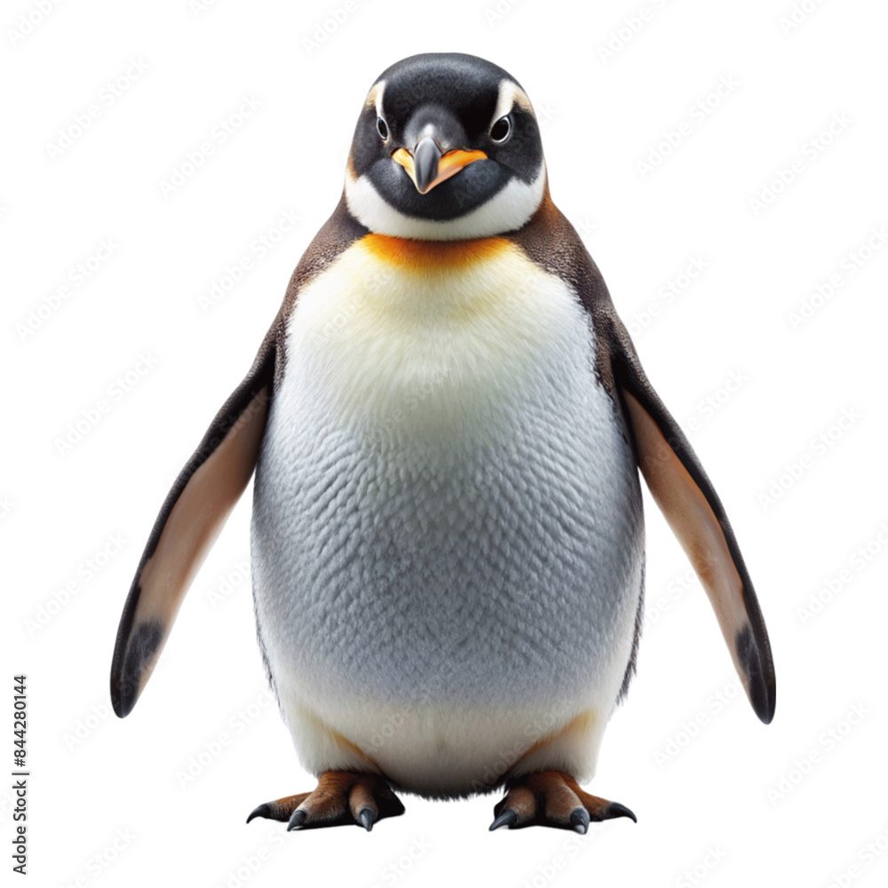 Fototapeta premium Its a penguin isolated on Transparent background.