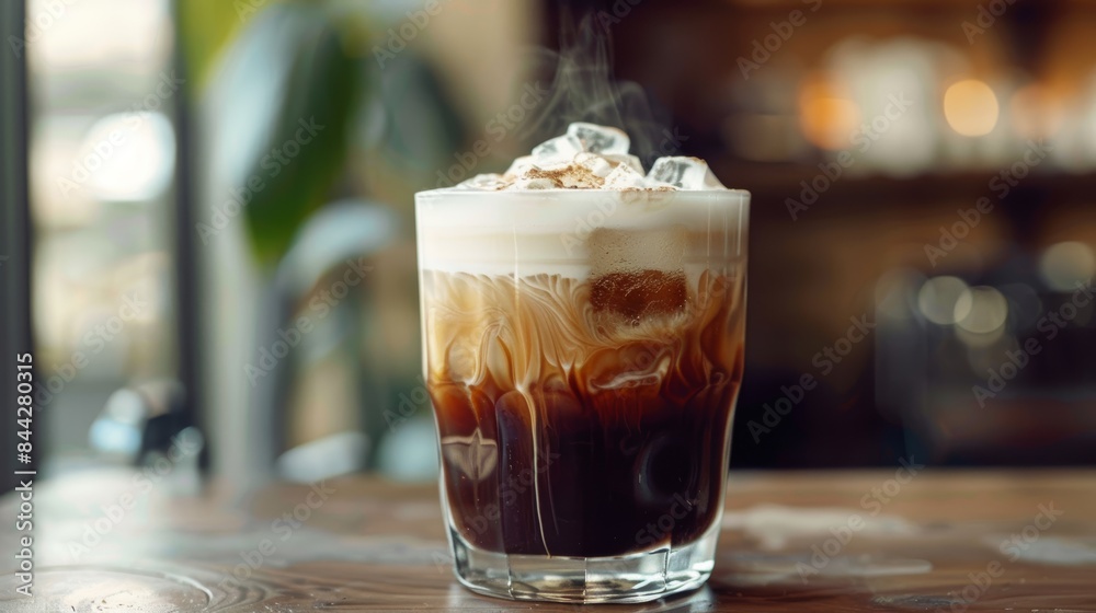 Iced Coffee with Whipped Cream Iced Coffee with Whipped Cream