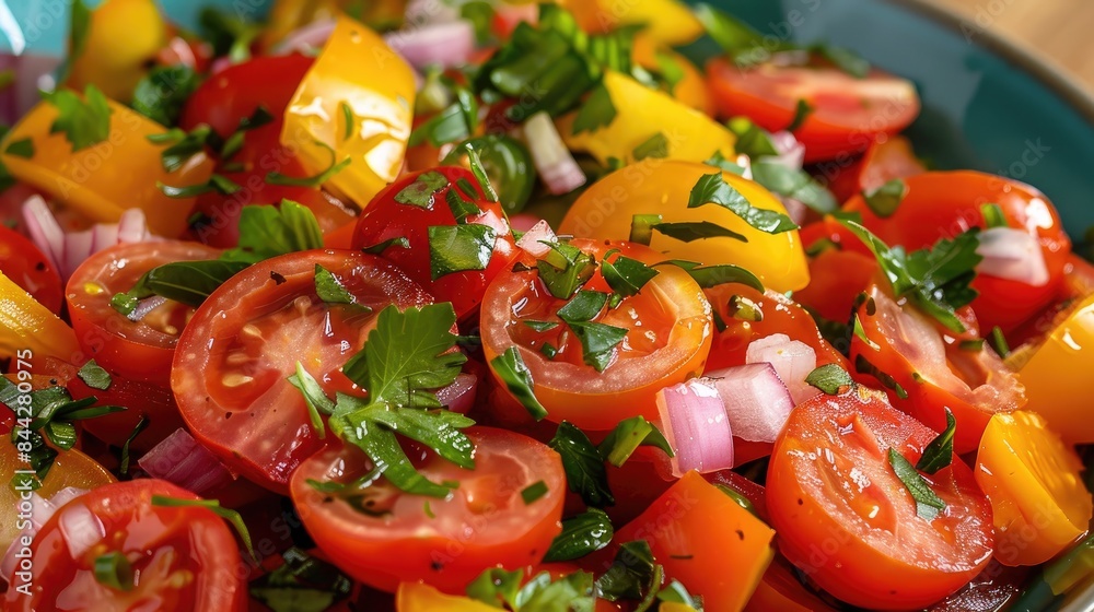Fresh Tomato Vegetable Salad Fresh Tomato Vegetable Salad