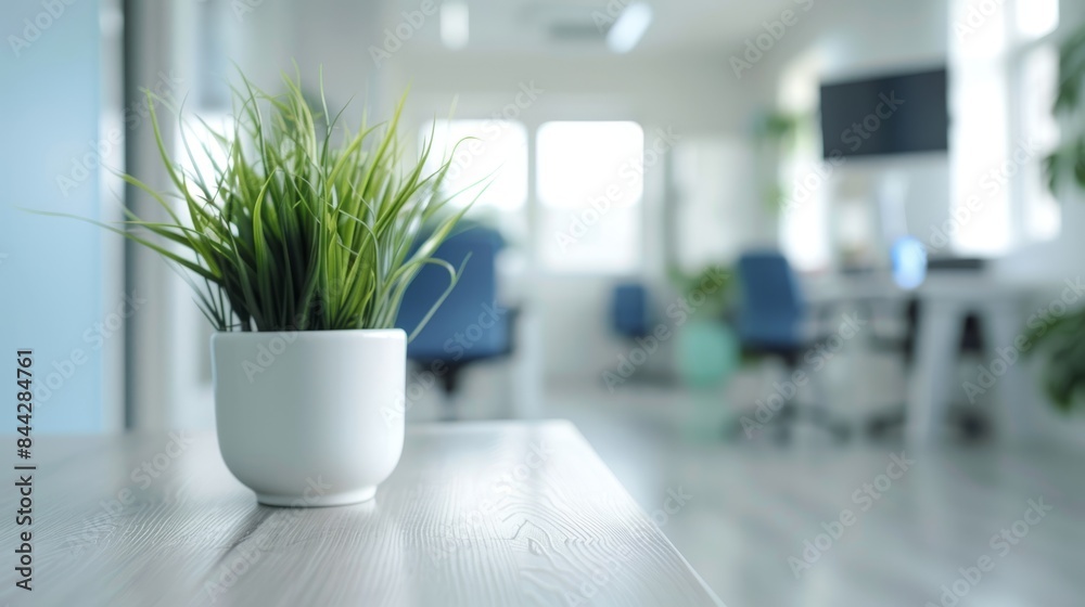 Modern Medical Tourism Consulting Office with Space for Text