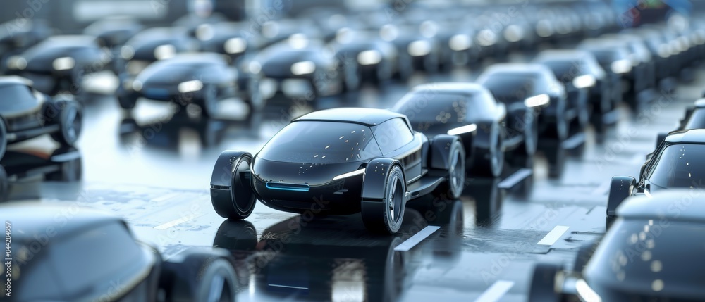 Obraz premium Regulating Autonomous Vehicles - Legal Documents and Concept in Clean and Professional Setting