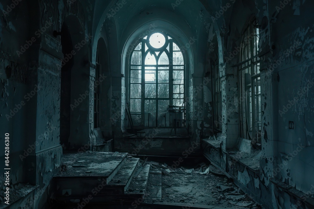 Obraz premium old abandoned church