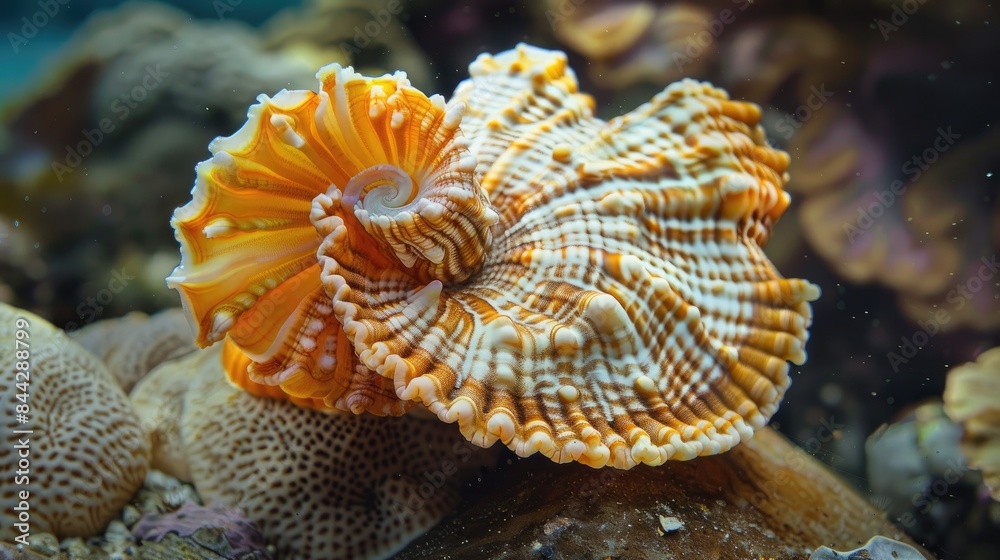 A Picture of Turban Seashell A Picture of Turban Seashell