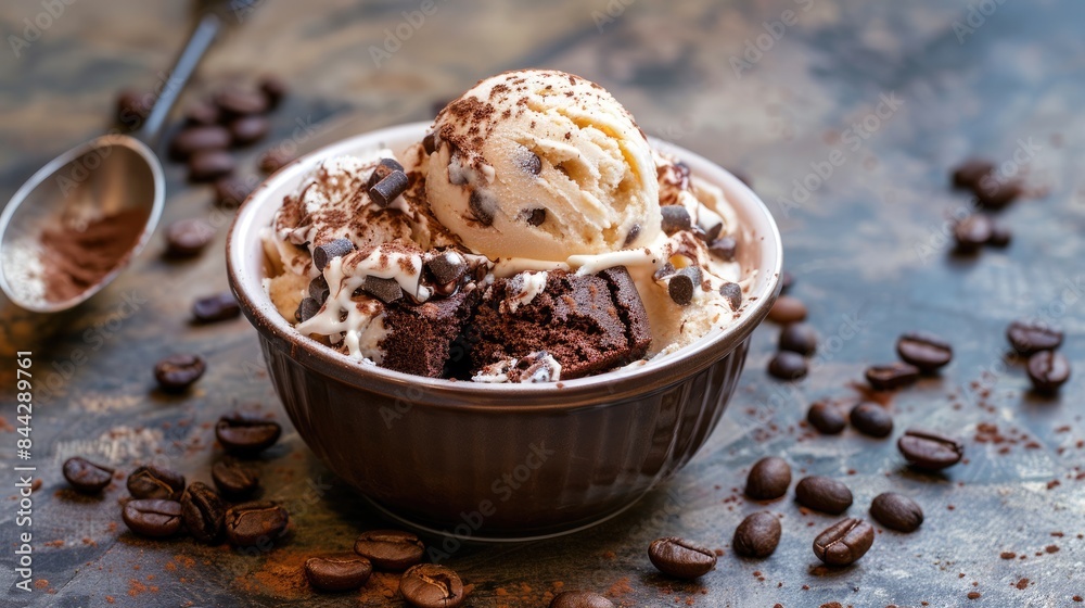 Brownie and Cappuccino Ice Cream Brownie and Cappuccino Ice Cream