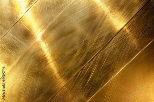 Luxury Abstract Shiny Gold Gradient Texture with Metallic Pattern Background photo