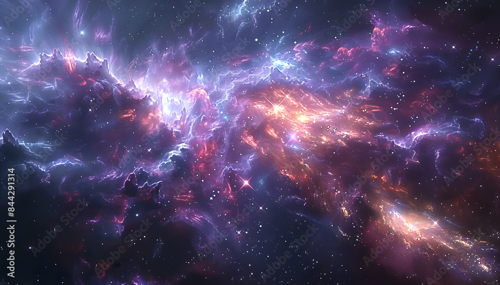 Obraz premium space background