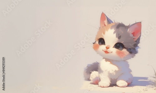  귀여운 고양이 © 지형 홍