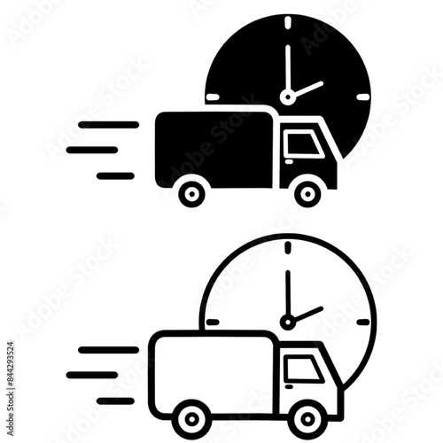 express delivery icon, eps vector illustration