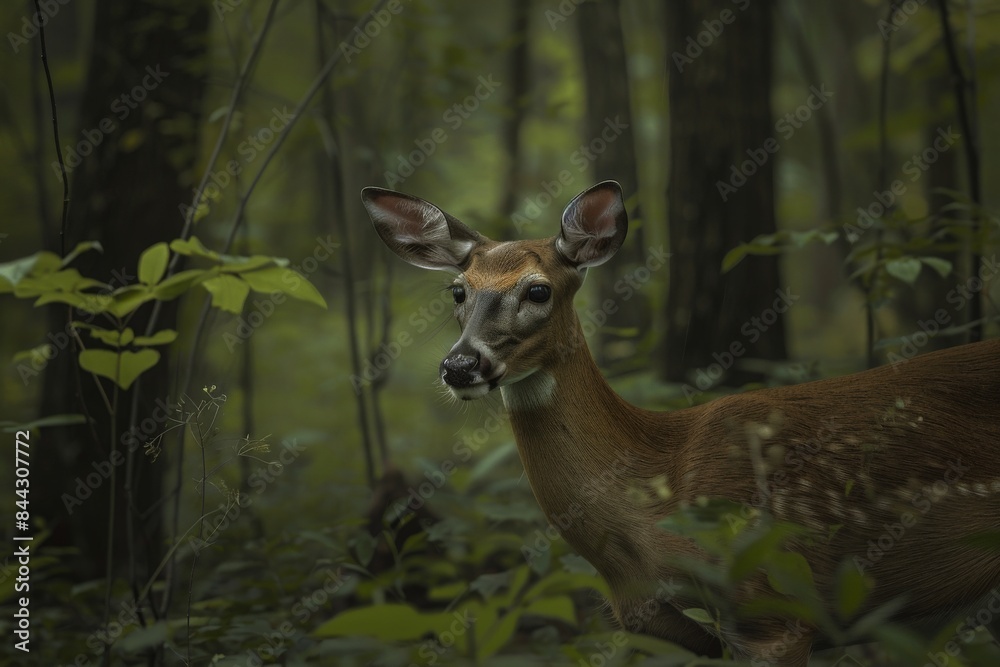 A deer philosopher pondering the mysteries of the forest and the cycles of life and death. A deer philosopher pondering the mysteries of the forest and the cycles of life and death.