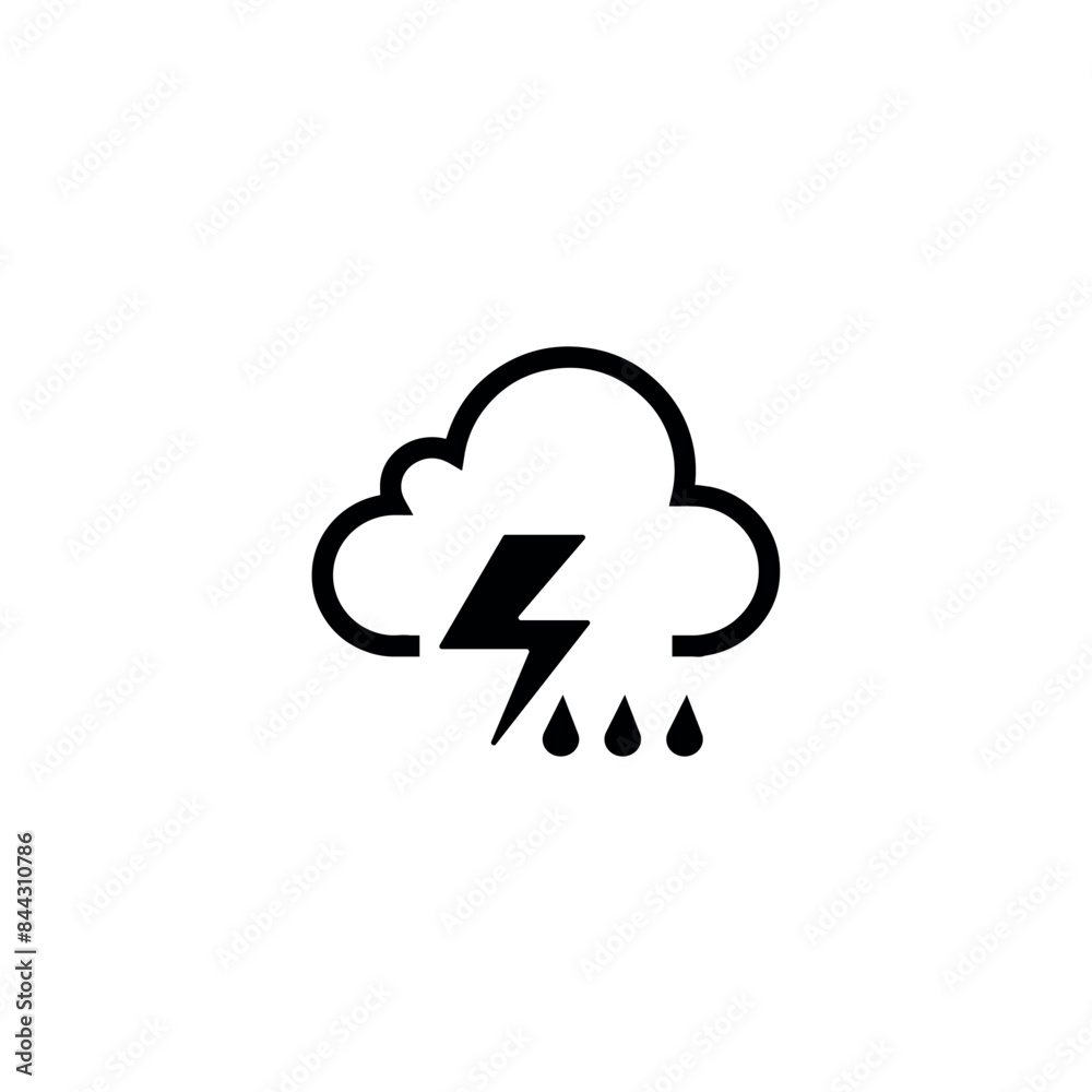 storm warning sign on white background storm warning sign on white background