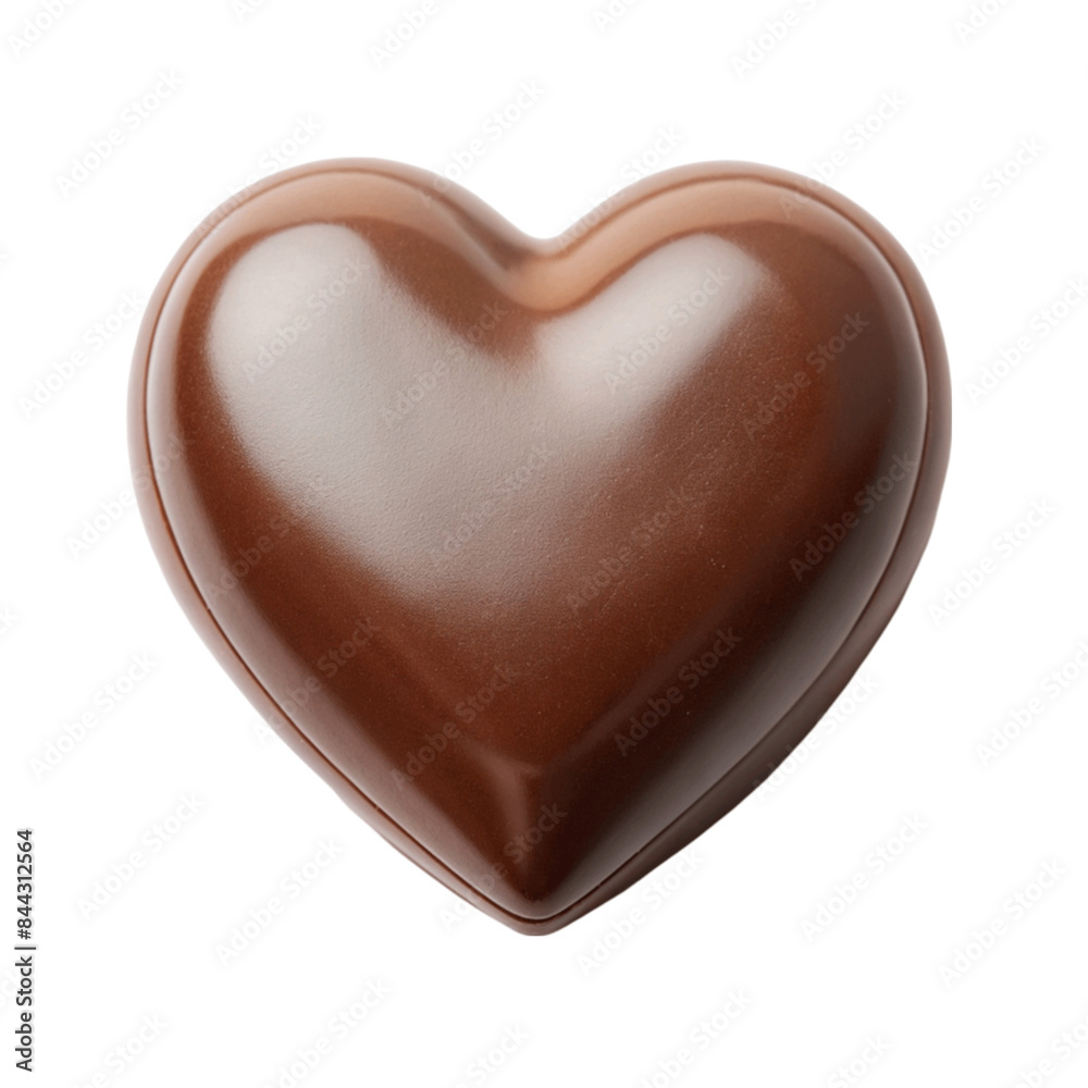 Chocolate heart isolated on Transparent background. Chocolate heart isolated on Transparent background.