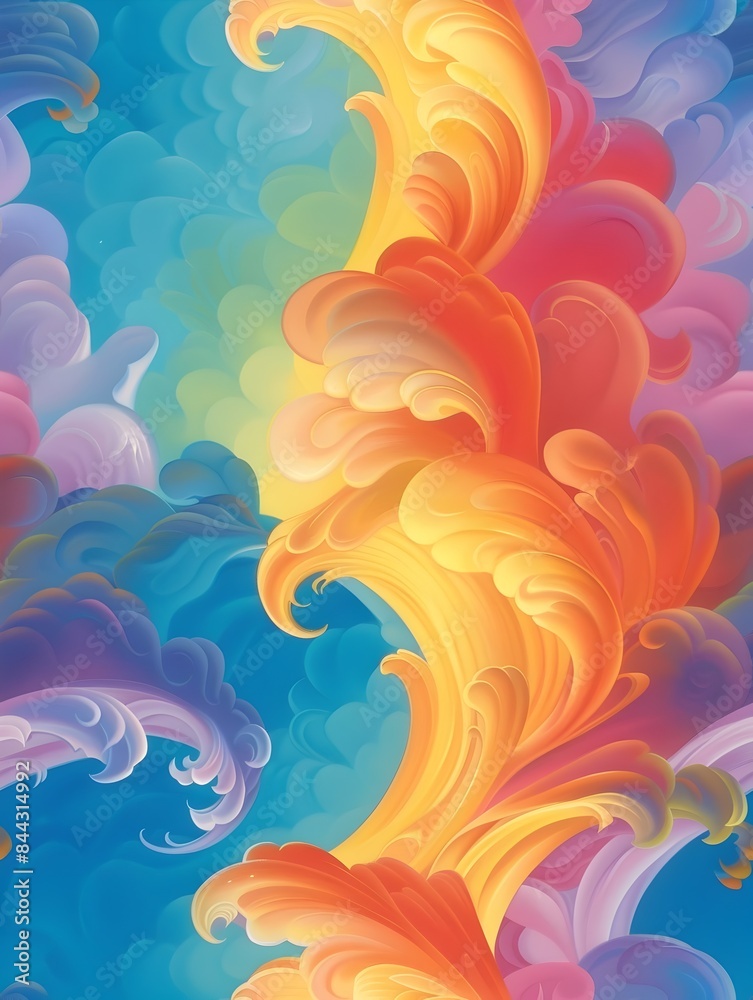 Mesmerizing Chromatic Swirls of Digital Expressionism Mesmerizing Chromatic Swirls of Digital Expressionism