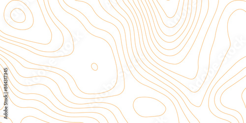 Topographic map and landscape terrain texture grid. Abstract lines background. Contour maps. Vector illustration. Brown and white topographic contours lines of mountains.	
