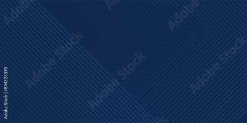 Dark blue background. Modern line stripes curve abstract presentation background abstact