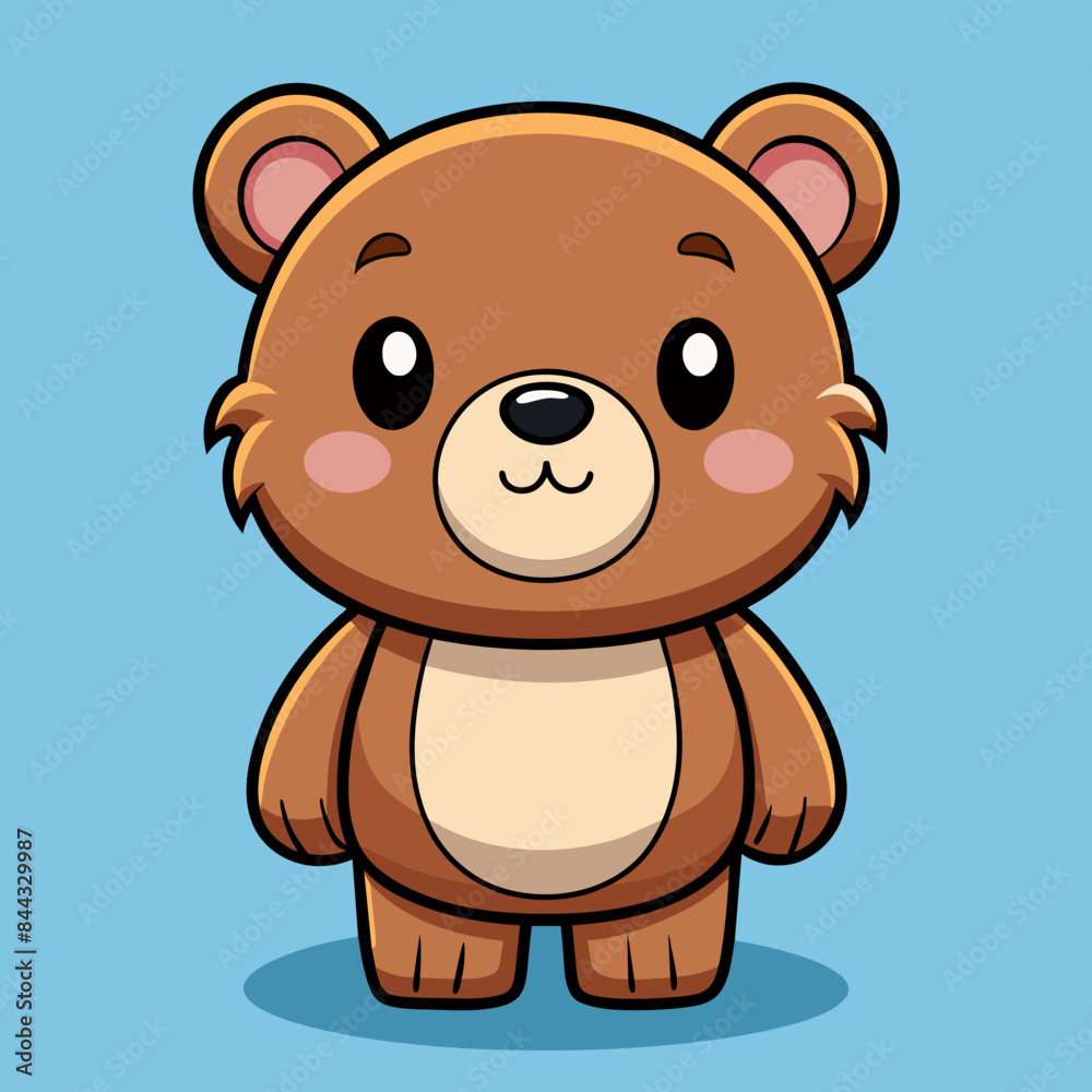 Cute Hand Drawn Animal Bear Cartoon Vector Illustration by eps 10 Cute Hand Drawn Animal Bear Cartoon Vector Illustration by eps 10