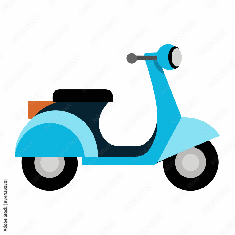 scooter on white background Vector illustration scooter on white background Vector illustration