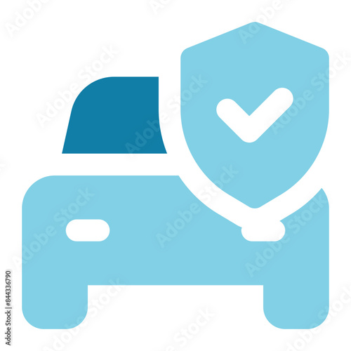 car insurance icon for illustration 