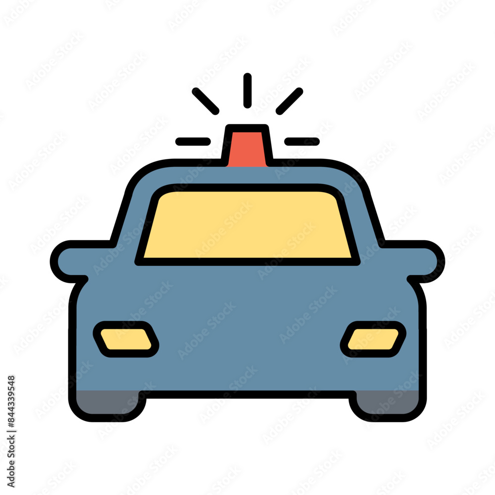 Police car icon Police car icon