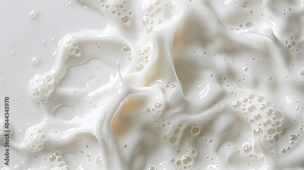 An artistic close-up shot of a white shirt submerged in soapy water, with bubbles and suds prominently featured An artistic close-up shot of a white shirt submerged in soapy water, with bubbles and suds prominently featured