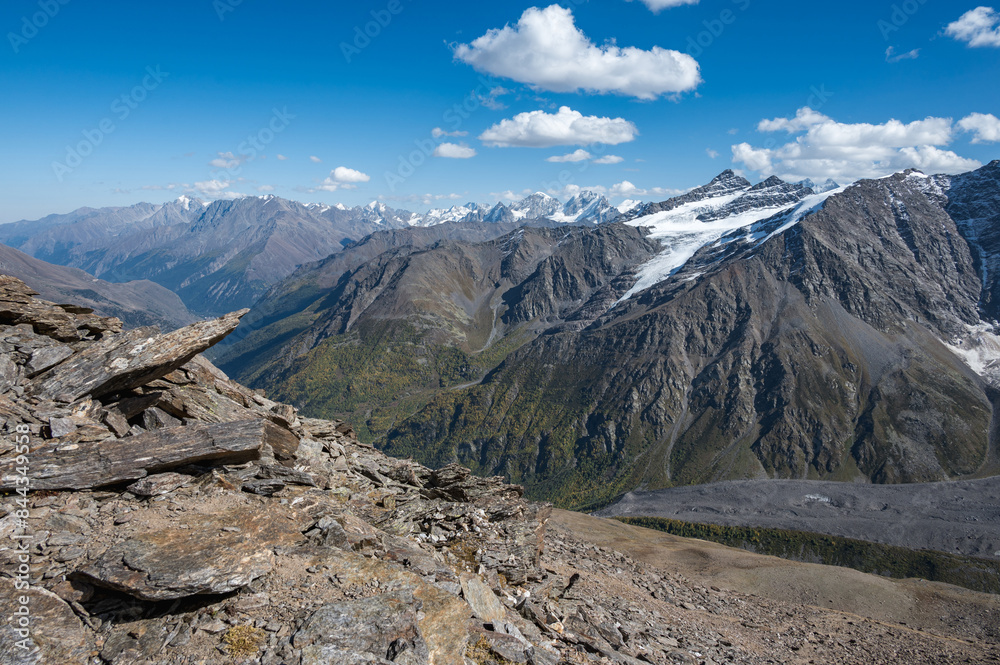 Hiking in the surroundings of Mount Cheget, near Elbrus. Kabardino-Balkarian Republic. Hiking in the surroundings of Mount Cheget, near Elbrus. Kabardino-Balkarian Republic.