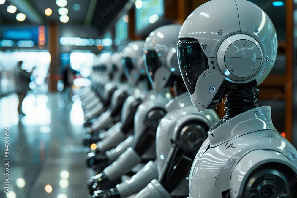 Fototapeta premium Business licensing applications processed instantly through an automated, AIpowered system