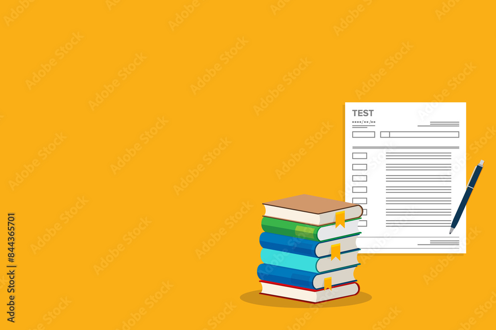 Exam, school test. Examination concept. Exam, school test. Examination concept.