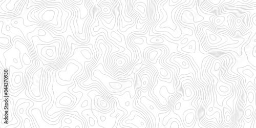 Vector pattern contour map. Topography map background. Black and white wave Seamless line. Topography relief. White wave paper curve reliefs abstract. Topographic map patterns, topography line map.