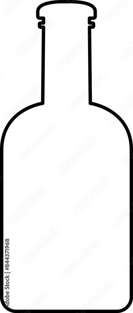 Bottle icon. Different silhouettes of bottle. Glass bottles symbols sign vector illustration Bottle icon. Different silhouettes of bottle. Glass bottles symbols sign vector illustration