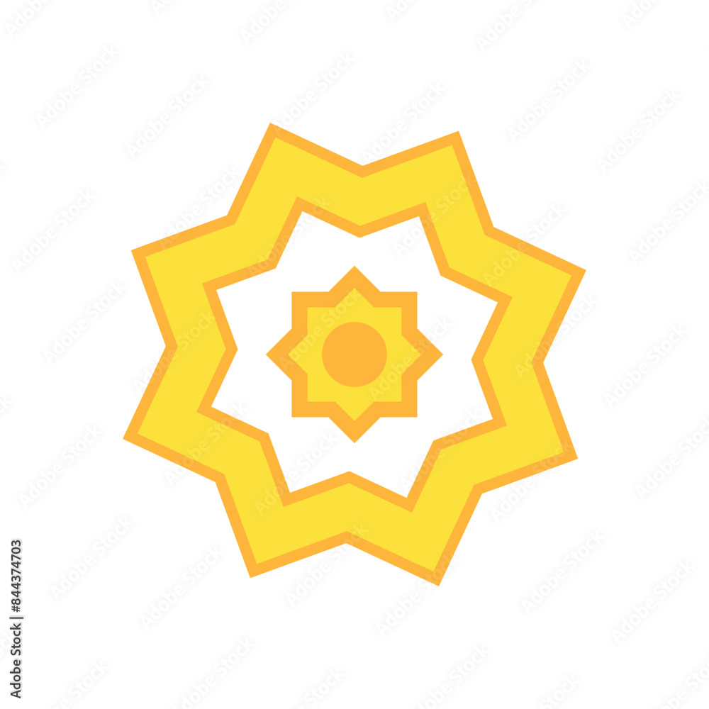 Sun icon vector isolated on white background for your web and mobile app design, Sun logo concept. Religious textures for celebration designs or religious ornaments Sun icon vector isolated on white background for your web and mobile app design, Sun logo concept. Religious textures for celebration designs or religious ornaments