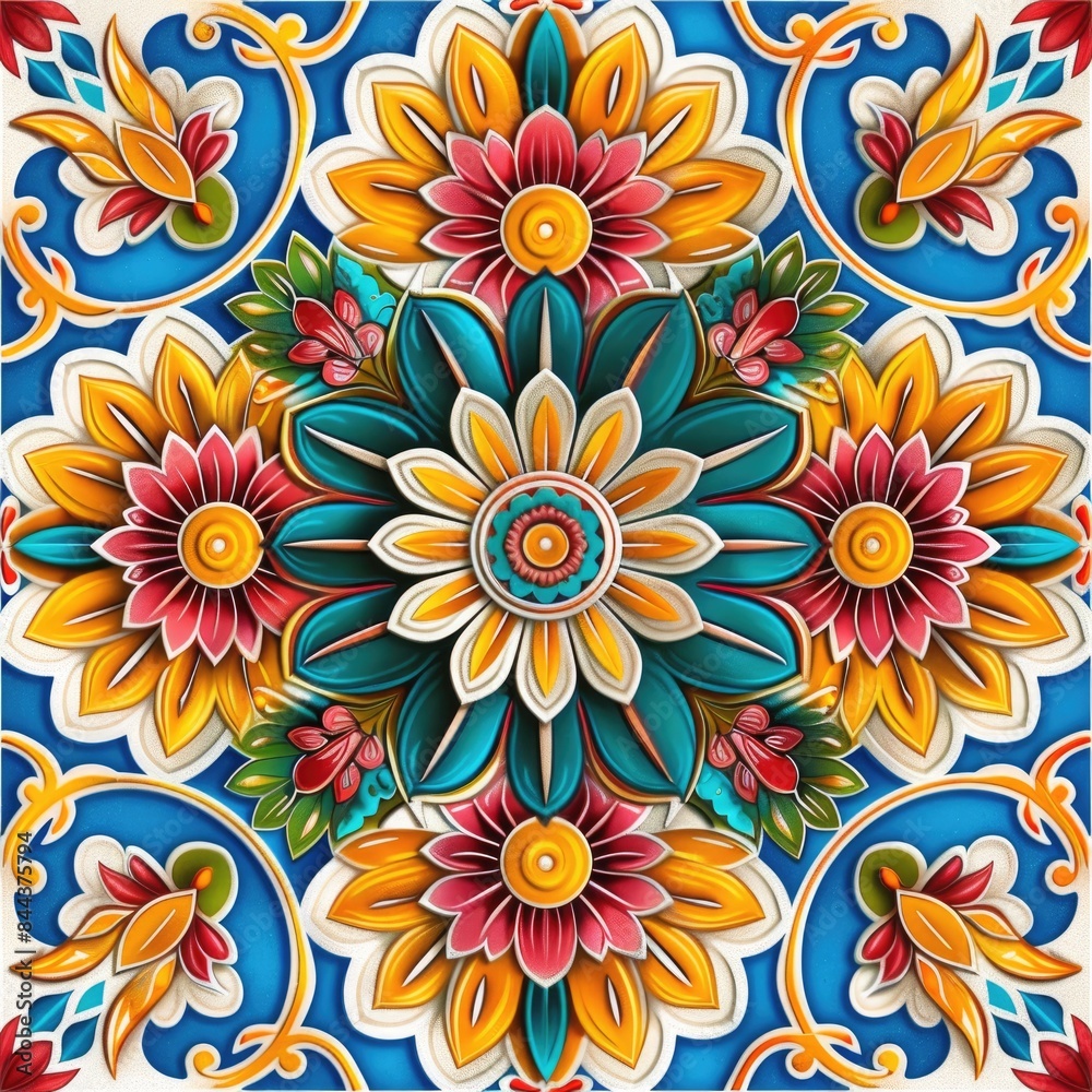 Create a seamless background of colorful Rangoli designs and Diwali decorations, designed to tile perfectly without visible seams, a seamless pattern Create a seamless background of colorful Rangoli designs and Diwali decorations, designed to tile perfectly without visible seams, a seamless pattern