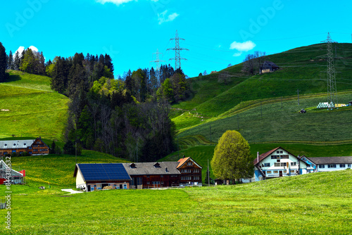 Landschaftsidyll bei Gais AR im Kanton Appenzell Ausserrhoden, Schweiz photo