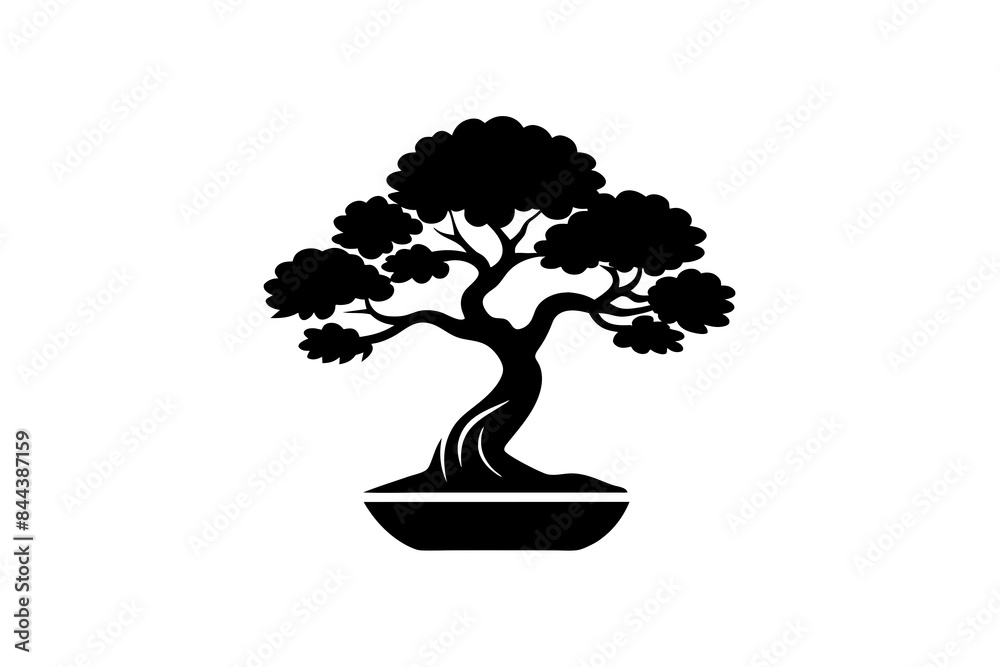 tree silhouette vector illustration tree silhouette vector illustration