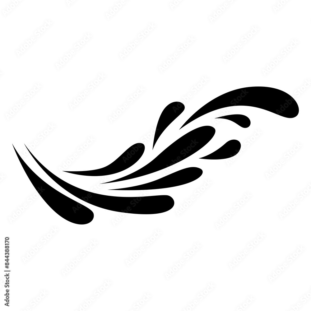 Wave water icon transparent background Wave water icon transparent background