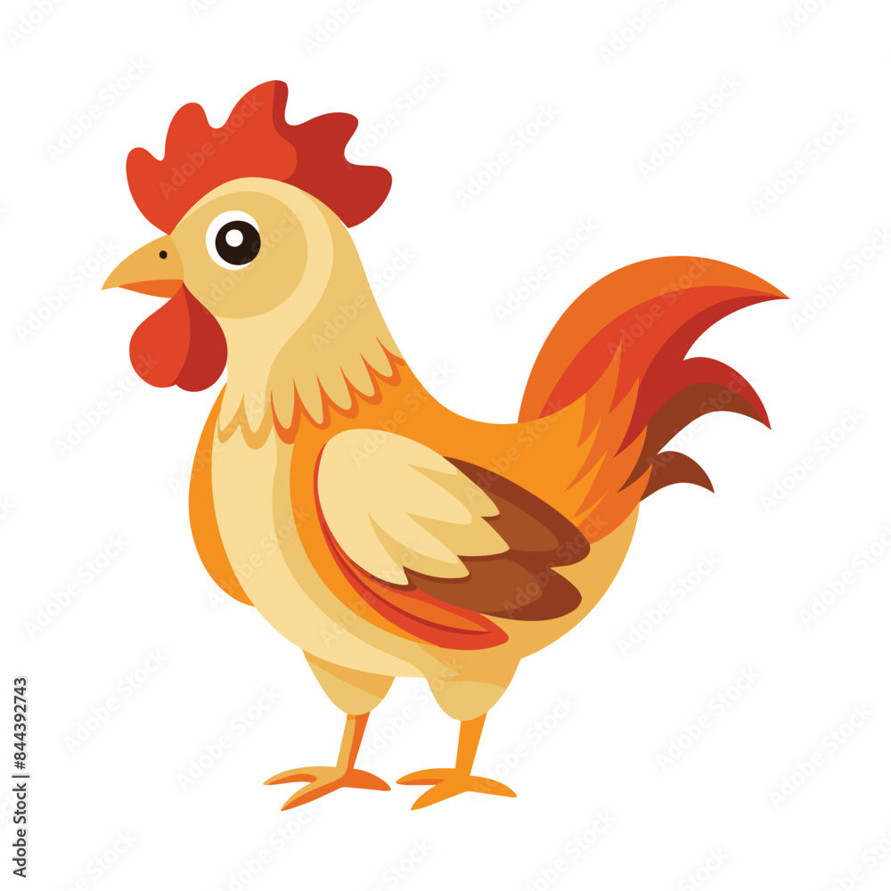 chicken isolated on white background chicken isolated on white background