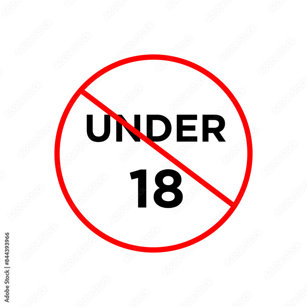 No Minors Permitted Sign Ensure Age Compliance in Restricted Areas No Minors Permitted Sign Ensure Age Compliance in Restricted Areas