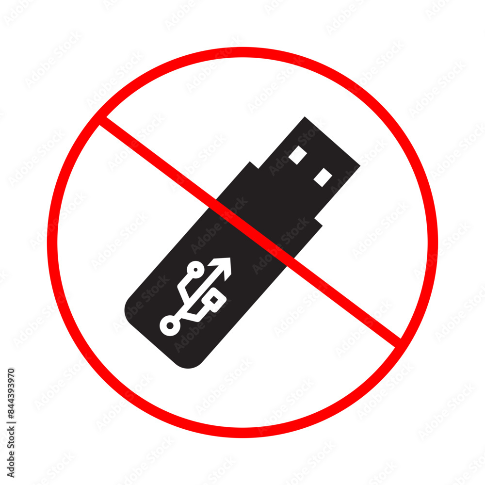 USB Device Restriction Sign Enhance Security by Prohibiting USB Use USB Device Restriction Sign Enhance Security by Prohibiting USB Use