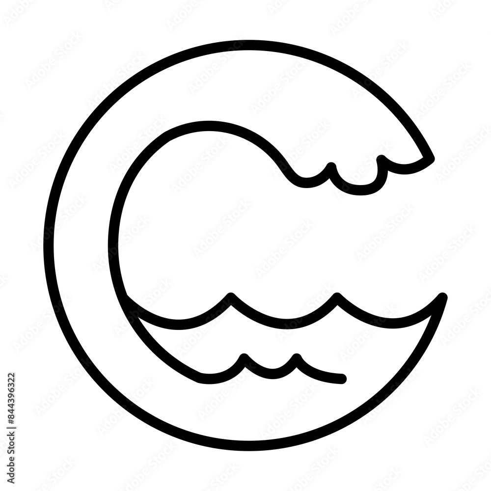 Wave water icon transparent background Wave water icon transparent background