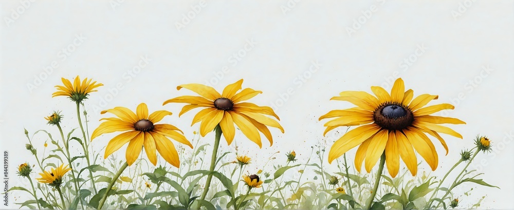 Nature's Palette: A Vibrant Display of Black-eyed Susans