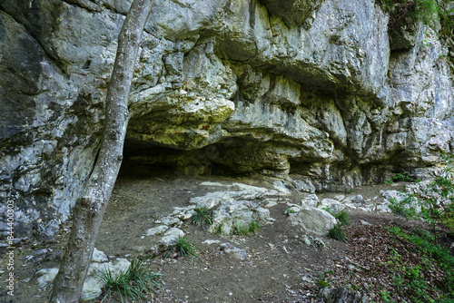 Felsen am Premiumwanderweg Hohenwittlingensteig; Biosphärengebiet Schwäbische Alb; Baden Württemberg; Deutschland; photo