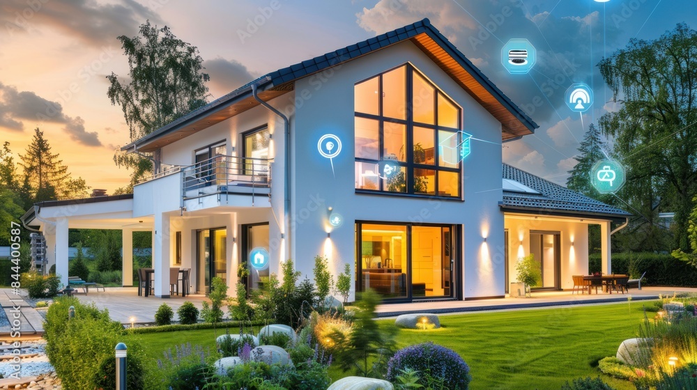 Modern residential house, safe and energy efficient Solution presentation format Modern residential house, safe and energy efficient Solution presentation format