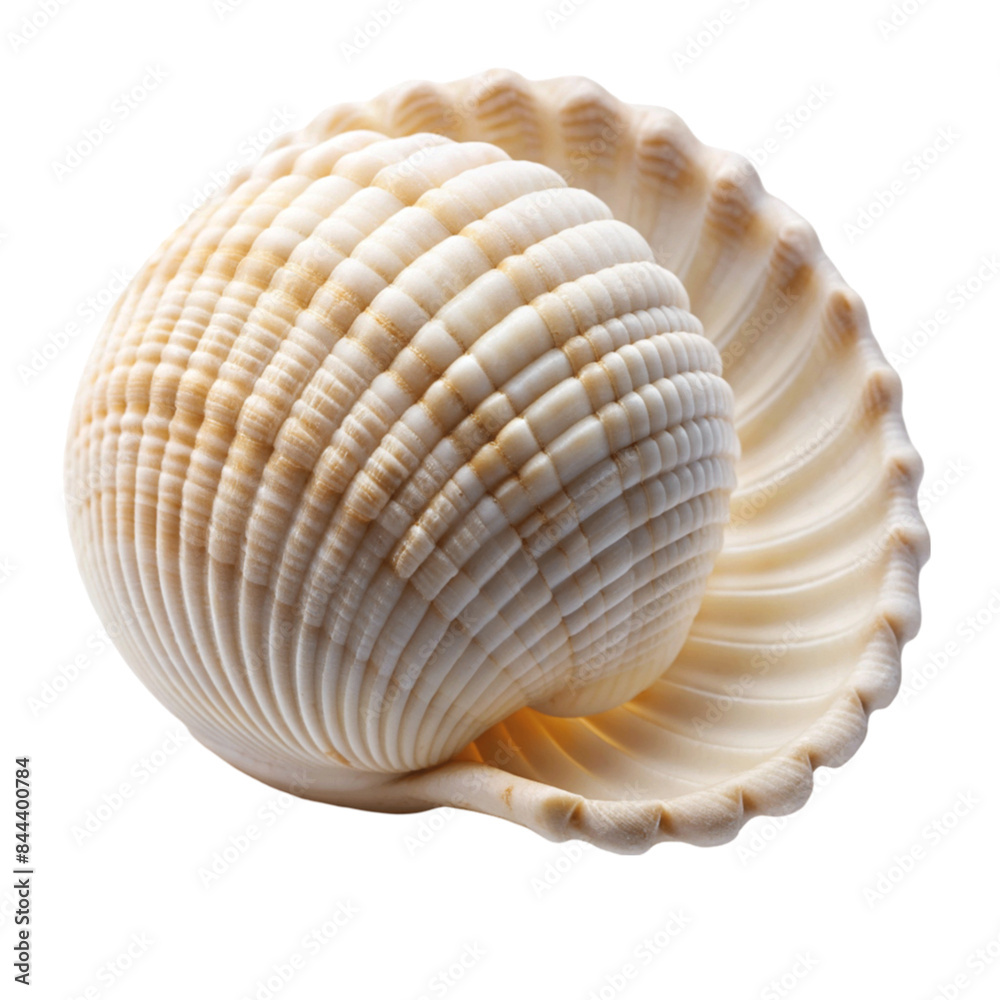 Close up of ocean shell white isolated on Transparent background. Close up of ocean shell white isolated on Transparent background.