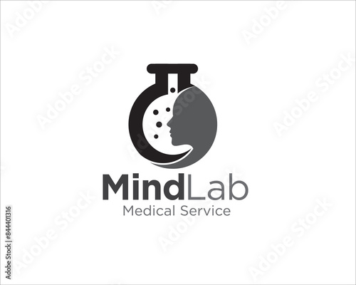 mind lab logo designs for medical research logo