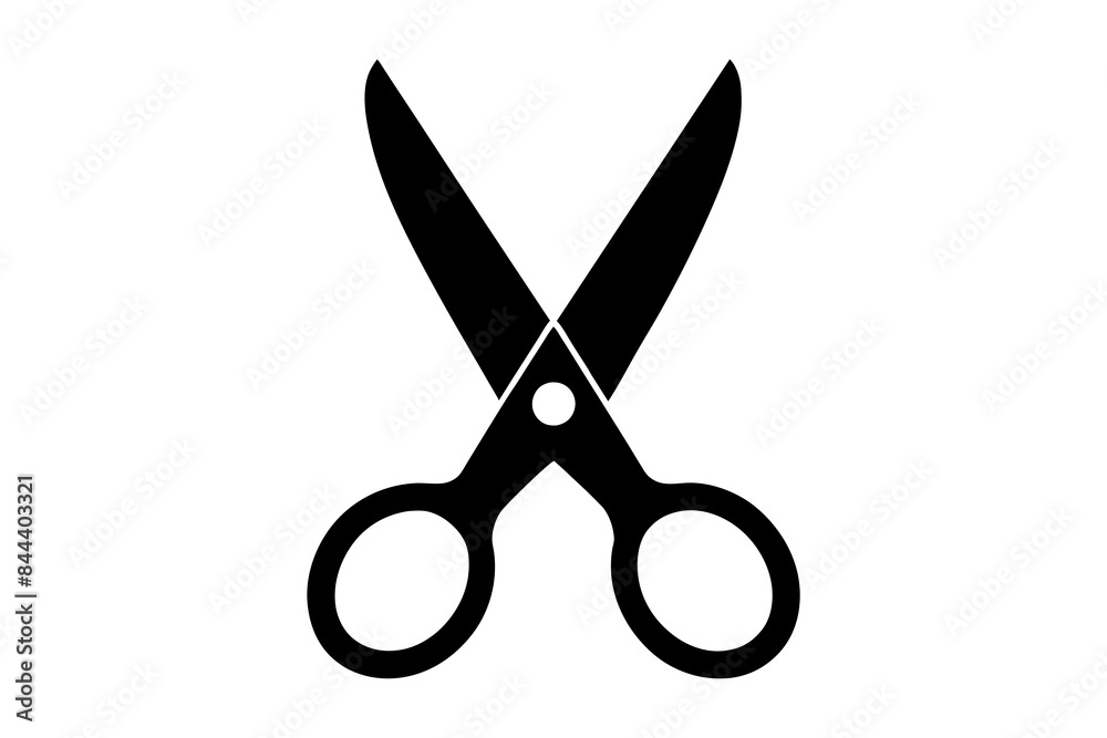 scissors icon silhouette vector illustration scissors icon silhouette vector illustration