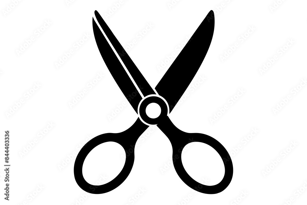 scissors icon silhouette vector illustration scissors icon silhouette vector illustration