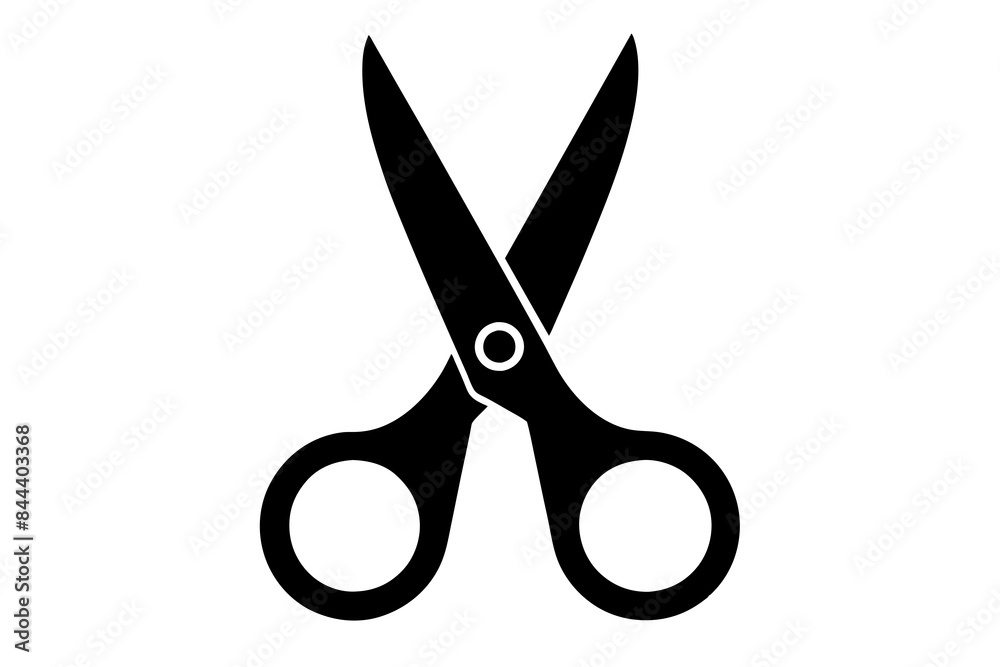 scissors icon silhouette vector illustration scissors icon silhouette vector illustration
